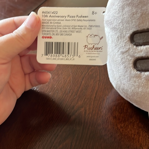 Pusheen Gund 10th Anniversary Pizza Stuffed Figurine, NWT - Picture 3 of 4